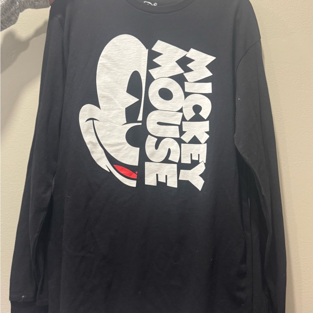 Disney Black Cotton Shirt